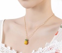 Bird On Cherry Branch Enamel Charm Bracelet