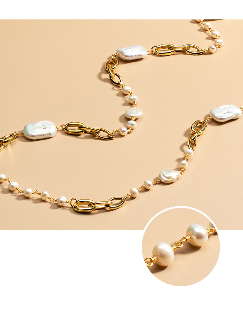 Baroque Freshwater Natural Pearl Necklace