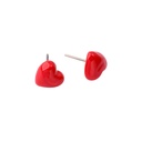 Natural Rose Mineral Raw Irregular Stone Stud Earrings
