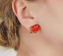 Ocean Series Shell Enamel Stud Earrings