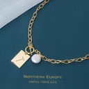 Freshwater Pearl Gold Plated Chain Choker Necklace