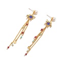 Rose And Stone Branch Enamel Necklace