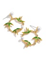 Baroque Pearl Hook Earrings 14K Gold Filled Bridesmaid Wedding