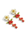 Fireworks Pearl Star Beads Tassel Enamel earrings
