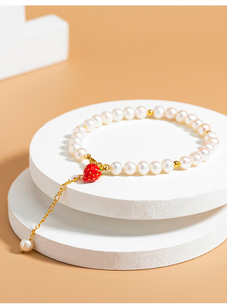 Freshwater Pearl Cute Puppy Cat Paw Necklace