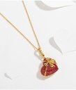 Cute Fruit Pendant Watermelon Orange Apple Cherry Peach Strawberry