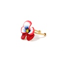 Black And Red Raspberry Enamel Bracelet