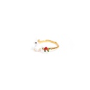 Ladybug And Leaf Enamel Pendant Necklace