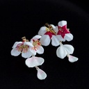 Cute Panda With Bamboo And Crystal Enamel Earrings