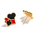 Hawthorn And Flower Crystal Enamel Adjustable Ring