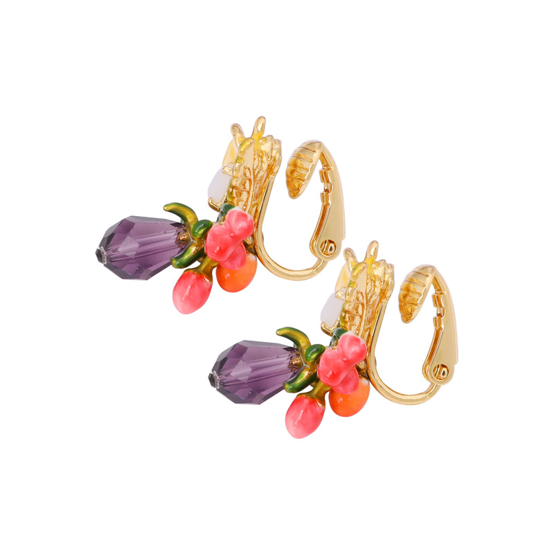 Enamel Animal Ring For Women Parrot Set Jewel Hatch Can Adjust Cooper Prong Stone Ring Mixed Batch Maple Leaves