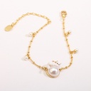 White Cherry Blossom Flower Petals Enamel Pendant Necklace