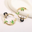 White Cherry Blossom Flower Petals Enamel Thin Bracelet