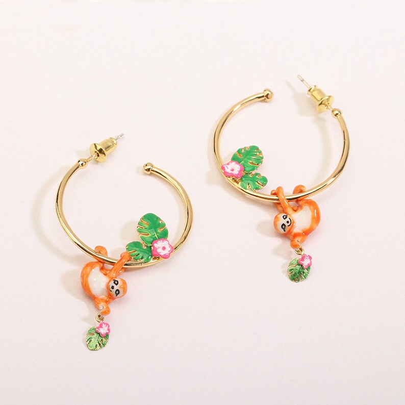 Cat Cute Yellow Kitty Kitten And Butterfly Enamel Adjustable Ring