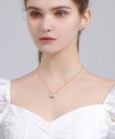 Daisy White Flower And Ladybug Enamel Stud Dangle Earrings