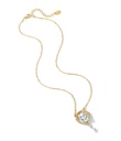 Cat Kitty Kitten With Tail Enamel Pendant Necklace
