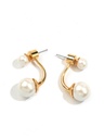 Freshwater Pearl Stud Dangle Earrings Jewelry Gift