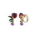 Enamel Bird Romantic Cherry Blossoms Series Tweet Bird Brooch