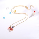Enamel Flower Earrings Jewelry Stud Earrings