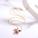 Enamel Flower Earrings Jewelry Stud Earrings