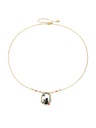 Black Cat Kitty Kitten Enamel Pendant Necklace Jewelry Gift