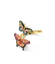 Colorful Butterfly Enamel Adjustable Ring Jewelry Gift