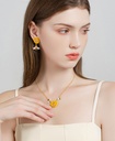 Freshwater Pearl Stud Dangle Earrings Jewelry Gift