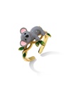 Cute Koala Enamel Adjustable Ring Jewelry Gift