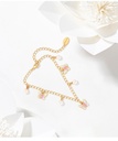 Yellow Orange Red Pansy Flower Pearl Enamel Hair Pin