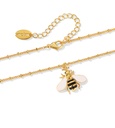 Bee Enamel Pendant Necklace Jewelry Gift