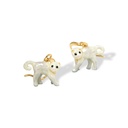 Cute Cat Kitty Kitten Enamel Hook Earrings