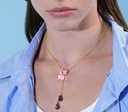 Mermaid Shell Box With Pearl Enamel Pendant Necklace With Two Chains Jewelry Gift