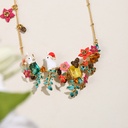 Koala On A Branch Enamel Pendant Necklace Jewelry Gift