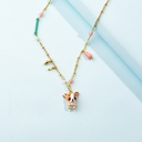 Chihuahua Puppy Dog Enamel Necklace