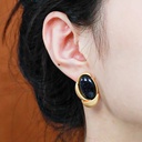 Cross Flower Stud Earrings S925 Sterling Silver Jewelry Christmas Gift Good Quality