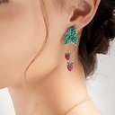 Butterfly Heart Pearl Enamel Thin Bracelet Jewelry Gift