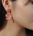 4pcs/Set Christmas New Year Gift Stud Earrings S925 Sterling Silver Good Quality