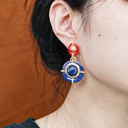 Flower And Butterfly Enamel Adjustable Ring Jewelry Gift