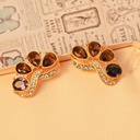 Cherry Blossom Flower Enamel Adjusable Ring Jewelry Gift