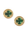 Clover Lucky Leaf Enamel Stud Earrings Jewelry Gift3