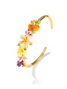 Grape Flower Blossom Branch Enamel Chain Cuff Bracelet Handmade Jewelry Gift2