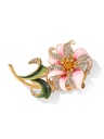 Flower Enamel Brooch Handmade Jewelry Gift1