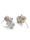 Enamel Glazed Big Eyes Spider Bracelet 18K Gold Plated
