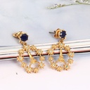 Enamel Glazed Big Eyes Spider Natural Pearl Bracelet 18K Gold Plated