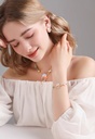 Fish Coral And Pearl Enamel Thin Bracelet3