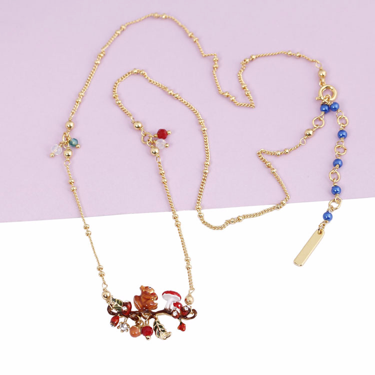 Enamel Glazed Rose Flower Inlaid Gemstone Golden Snake Hollow Zircon Open Bracelet