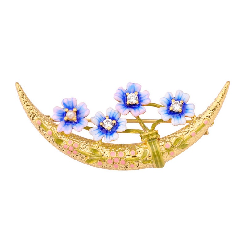 Flower Long Pendant with Rhinestone Jewelry 925 Silver Line Earring