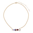 Colorful Crystal Stone Pendant Necklace