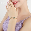 Flower Flamingo Pearl Enamel Glaze Stud Clip Earrings