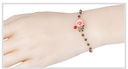 Flower Ladybug Beads France Style Enamel Bracelet